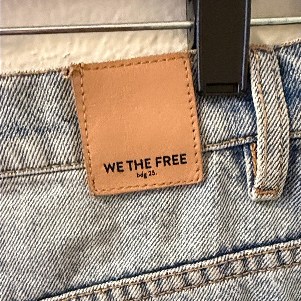 We The Free Light Blue Denim Skirt - Picture 9 of 11